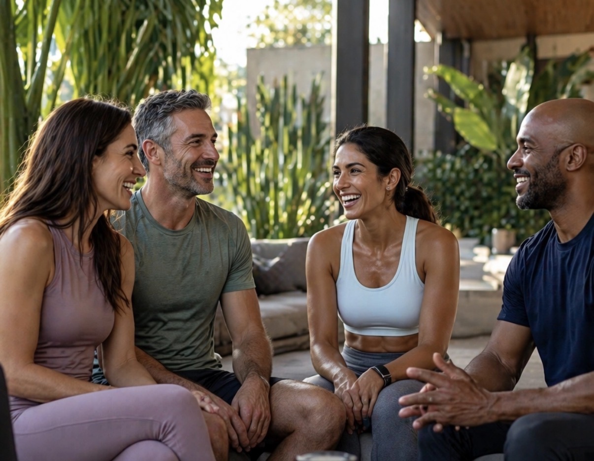 Fit, healthy people enjoying life with Ascenva Labs